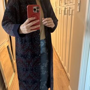 Elegant Long Cardigan. Made in Great Britain. Amazing Vintage New With Tags. Med